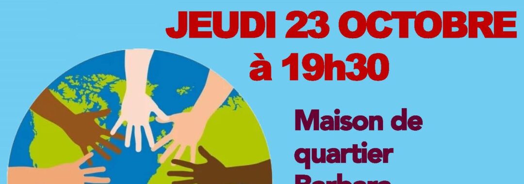 Réunion citoyenne : FACE AUX INÉGALITÉS, LA SOLIDARITE EN ACTION ! QUELLES SOLUTIONS POUR LE MANS ? Maison de Quartier Barbara - jeudi 23 octobre 2025 à 19h30